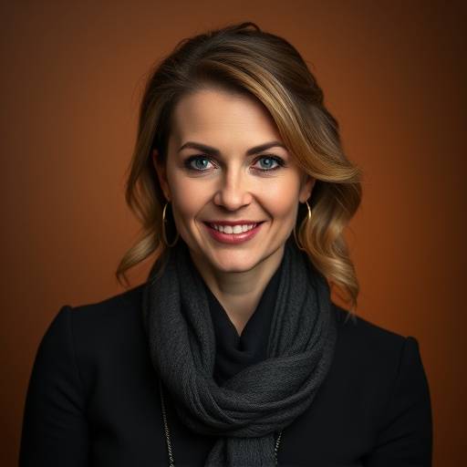 Headshot of Evelyn Reed, a renowned stage actress and instructor.